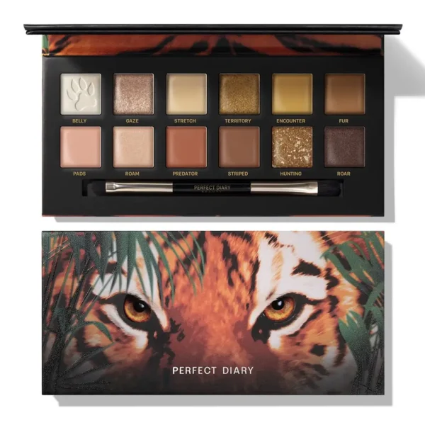 Rayshir cosmetics Explorer 12 Color Eyeshadow Tiger